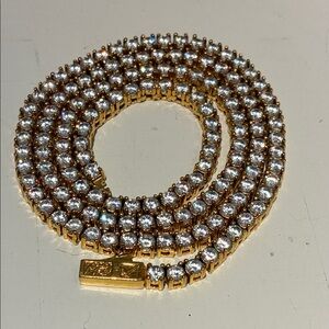 The GLD Shop 18" Ladies tennis necklace